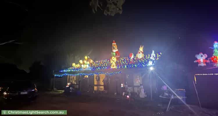 Christmas Light display at  Mayfield Road, Cranbourne East