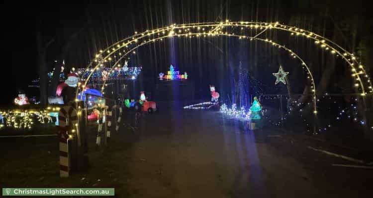 Christmas Light display at  Mayfield Road, Cranbourne East