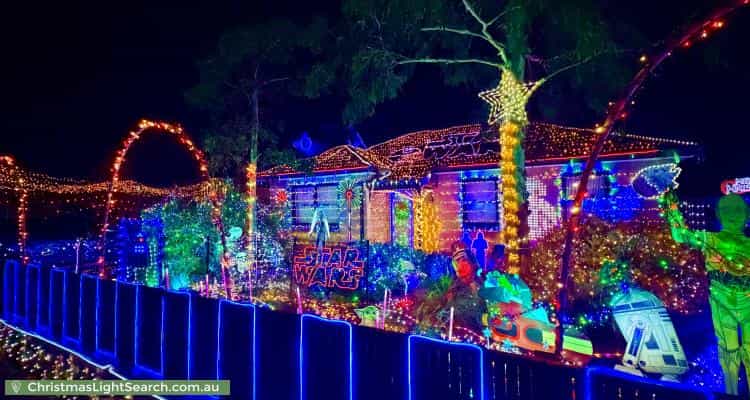 Christmas Light display at 30 Gardiner Avenue, Warradale