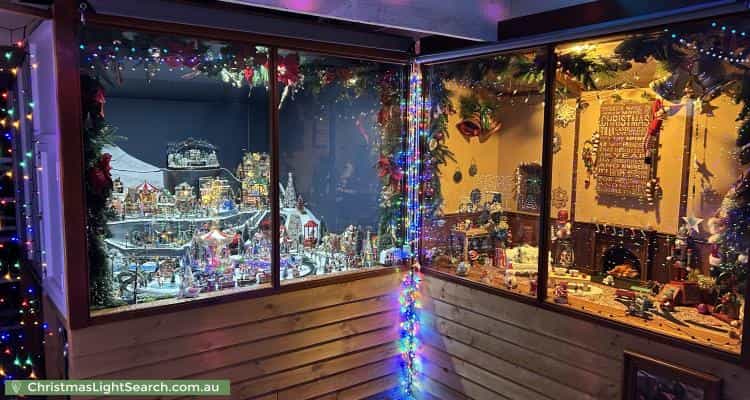 Christmas Light display at 57 Solar Drive, Whittington