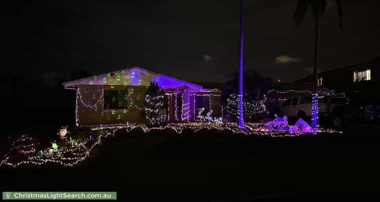 Christmas Light display at  Cooloola Close, South Gladstone