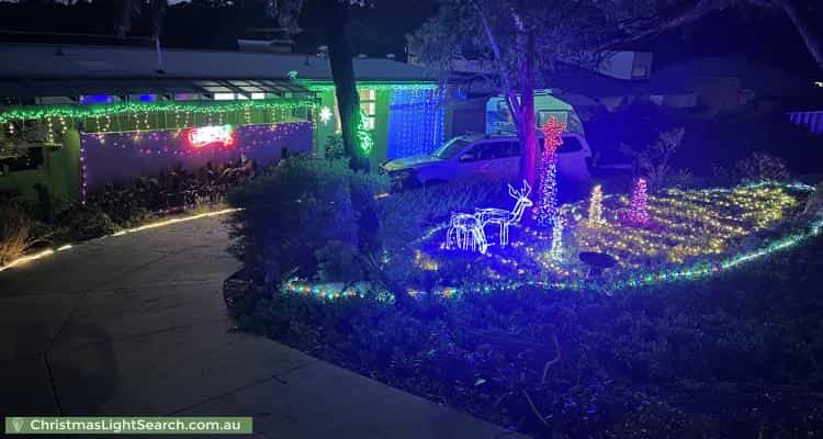 Christmas Light display at 71 Hawthorndene Drive, Glenalta