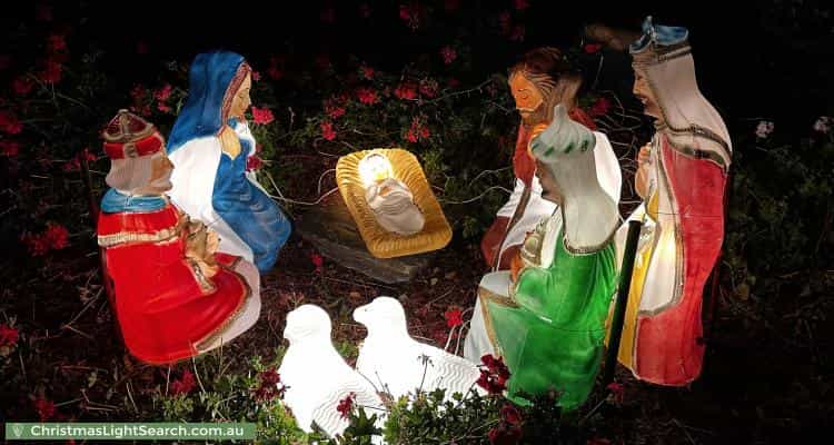 Christmas Light display at 22 Heysen Parade, Hayborough