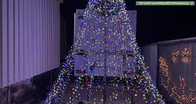 Christmas Light display at 22 Heysen Parade, Hayborough
