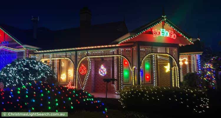 Christmas Light display at 17 Chisholm Place, Wyndham Vale