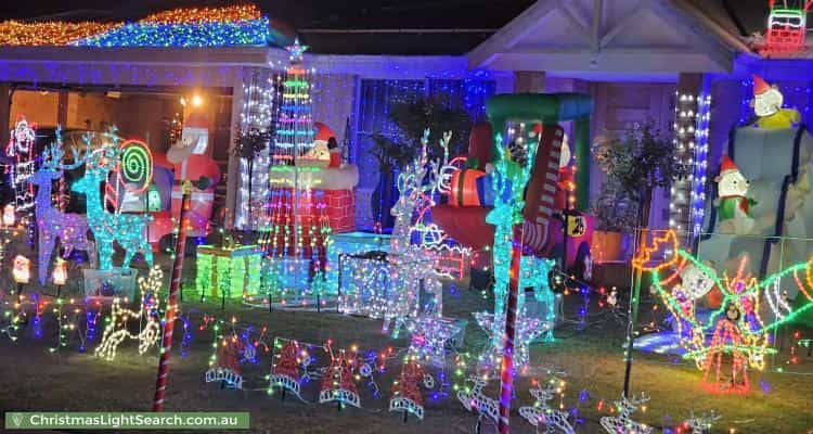 Christmas Light display at 3 Fernando Place, Safety Bay