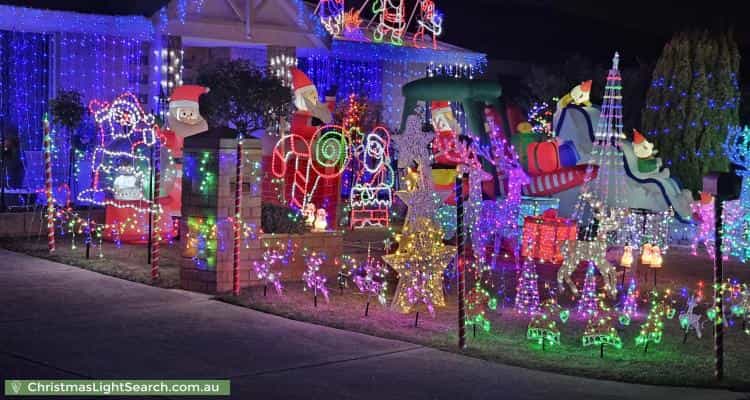 Christmas Light display at 3 Fernando Place, Safety Bay