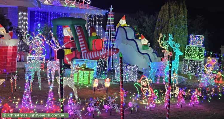 Christmas Light display at 3 Fernando Place, Safety Bay