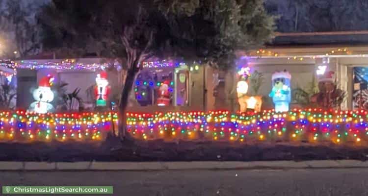 Christmas Light display at 35 Trifund Court, Merriwa