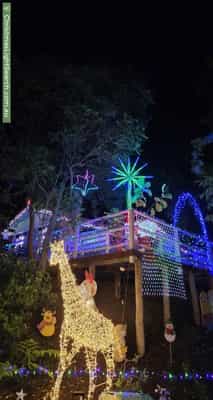 Christmas Light display at 815 Clayton Road, Boya