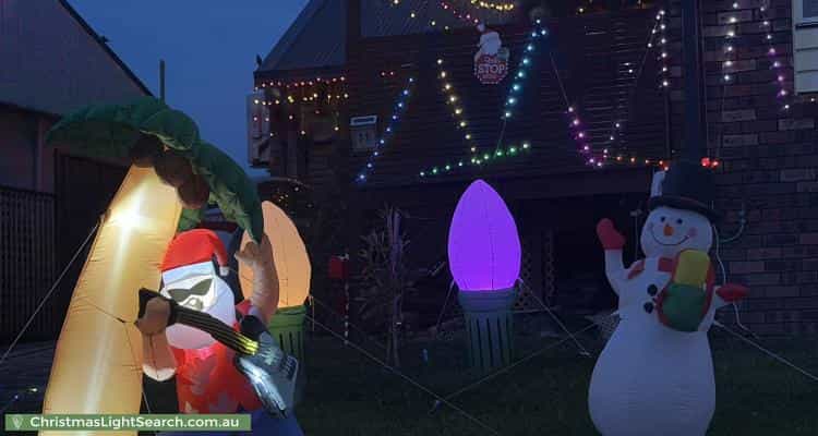 Christmas Light display at  Tait Avenue, Kanahooka