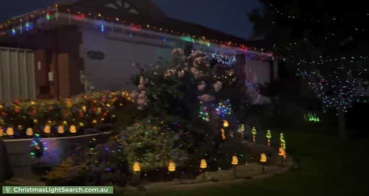 Christmas Light display at 2 Shoalwater Close, Seaford Rise