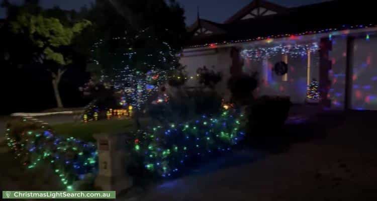 Christmas Light display at 2 Shoalwater Close, Seaford Rise
