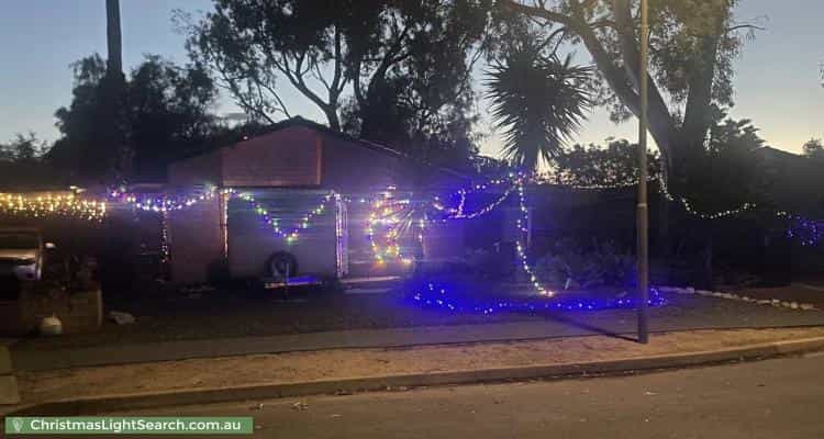 Christmas Light display at 3 Pat Herbert Court, Davoren Park