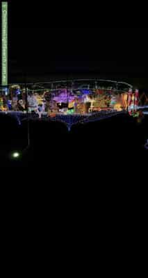 Christmas Light display at  Inverness Street, Flinders View