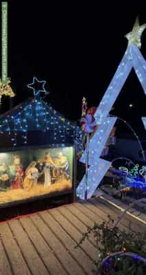 Christmas Light display at  Inverness Street, Flinders View
