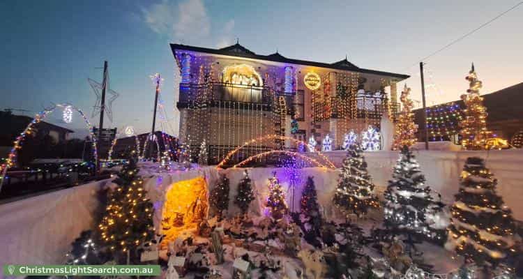 Christmas Light display at  Earl Street, Merrylands
