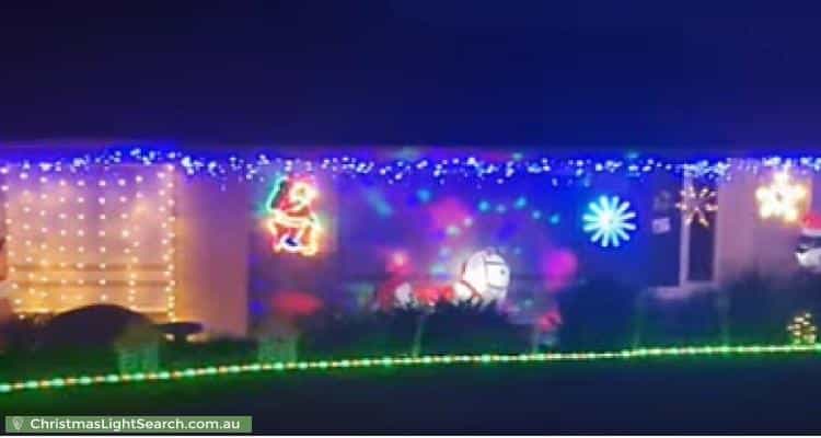 Christmas Light display at 41 Bellaview Road, Flagstaff Hill