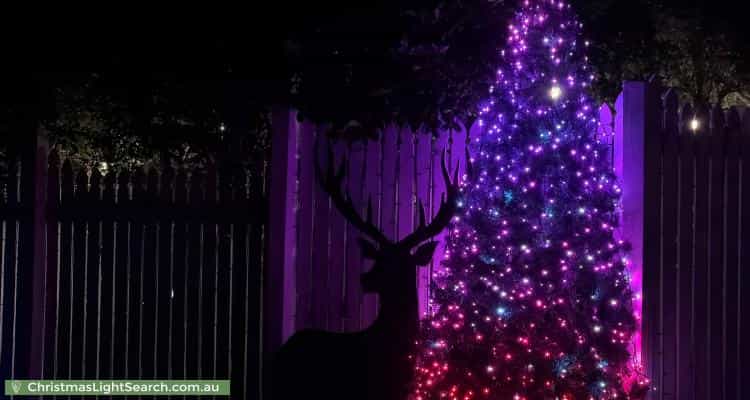 Christmas Light display at 8 Gilrey Street, Toowong