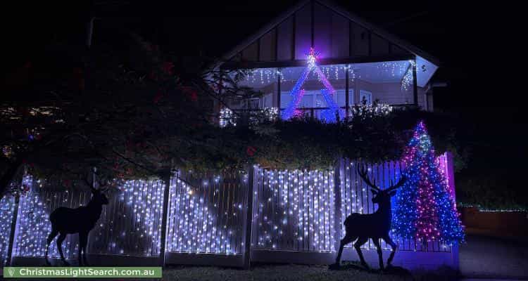Christmas Light display at 8 Gilrey Street, Toowong