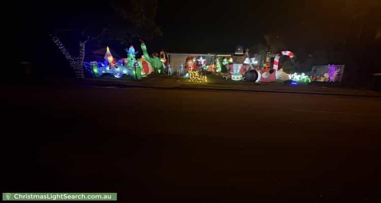Christmas Light display at 167 Kluver Street, Bald Hills