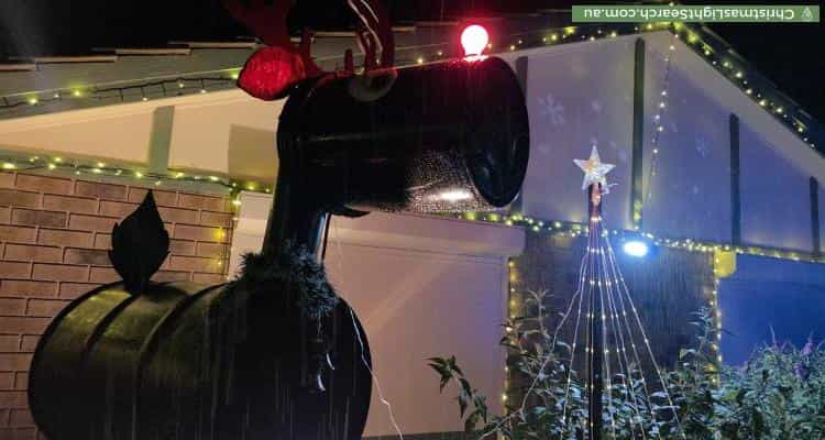 Christmas Light display at 50 Parker Avenue, Strathalbyn