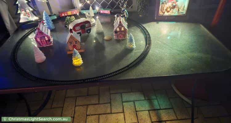 Christmas Light display at 16 Comet Street, Dudley Park