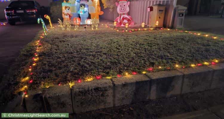Christmas Light display at 16 Comet Street, Dudley Park