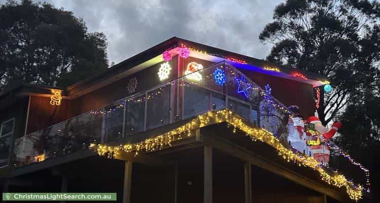 Christmas Light display at 42 Dickinson Grove, Mount Martha
