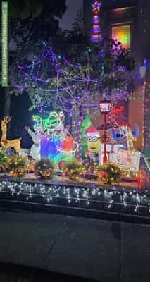 Christmas Light display at 62 Tanderum Drive, Coburg