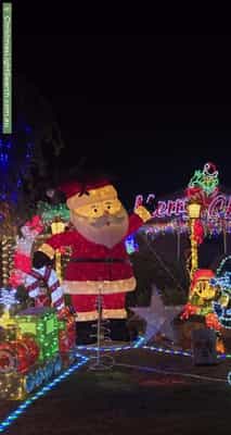Christmas Light display at 4 Reims Lane, Port Kennedy