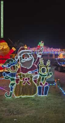 Christmas Light display at 4 Reims Lane, Port Kennedy