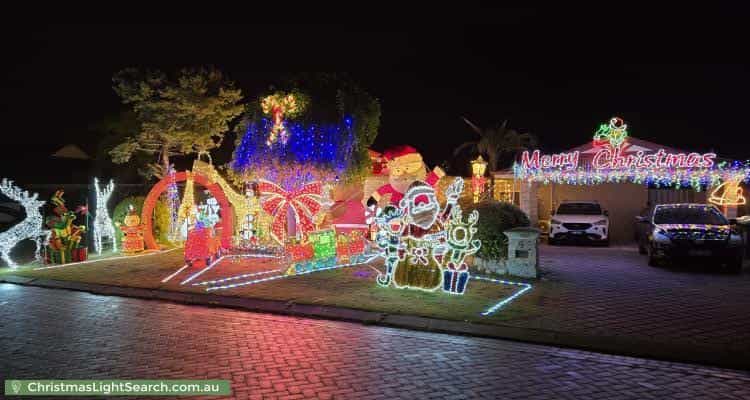 Christmas Light display at 4 Reims Lane, Port Kennedy