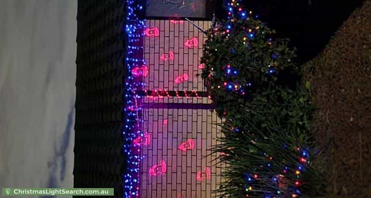Christmas Light display at 32 Wilterna Crescent, Smithfield
