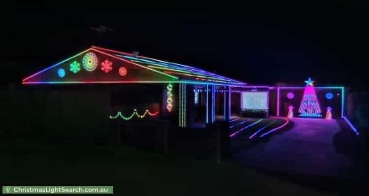 Christmas Light display at 4 Hambidge Street, Thevenard