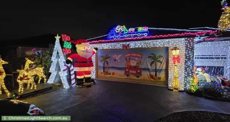 Christmas Light display at 27 Lincoln Park Close, Point Cook