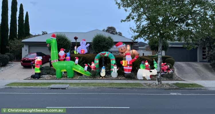 Christmas Light display at 13 Botanic Drive, Pakenham