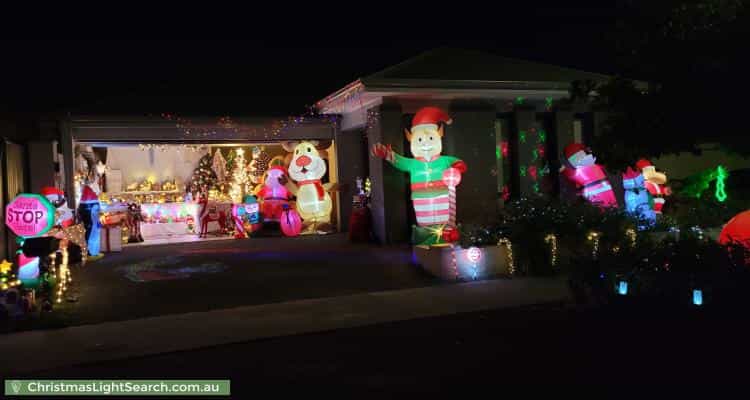 Christmas Light display at 36 Pyramid Road, Harrisdale