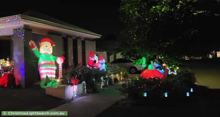 Christmas Light display at 36 Pyramid Road, Harrisdale