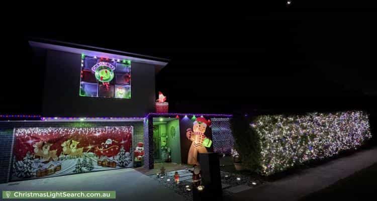 Christmas Light display at 34 Greg Urwin Circuit, Casey