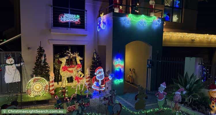 Christmas Light display at 43 Eastbourne Crescent, Nollamara