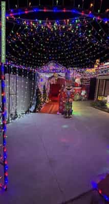 Christmas Light display at 18 McNairn Cross, Leda
