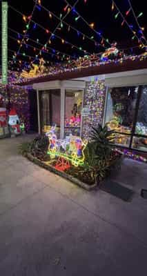 Christmas Light display at 18 McNairn Cross, Leda
