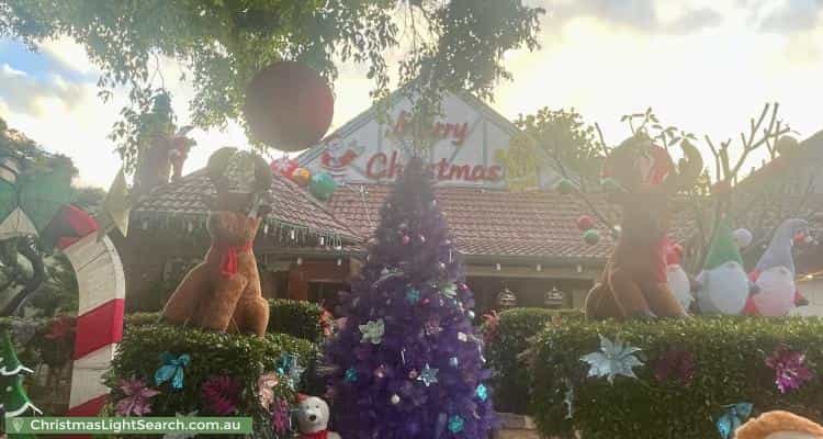 Christmas Light display at 5 Nisbet Road, Applecross