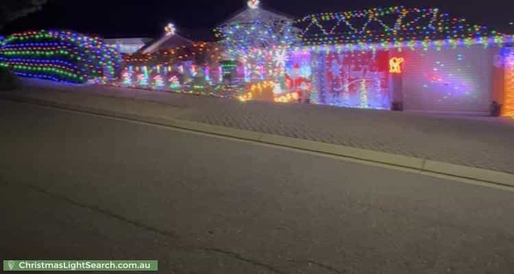 Christmas Light display at 37 Enginehouse Drive, Sheidow Park