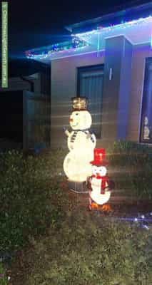 Christmas Light display at 63 Largo Circuit, Junction Village
