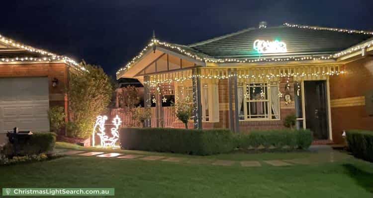 Christmas Light display at 7 Italia Court, Greensborough