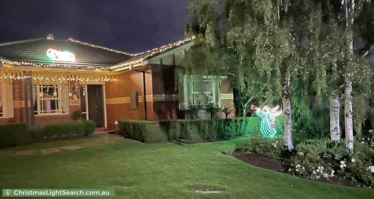 Christmas Light display at 7 Italia Court, Greensborough