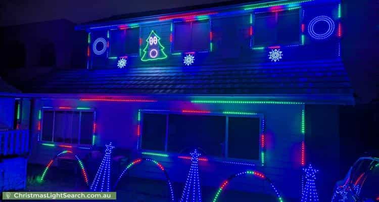 Christmas Light display at 12 Westminster Road, Gladesville