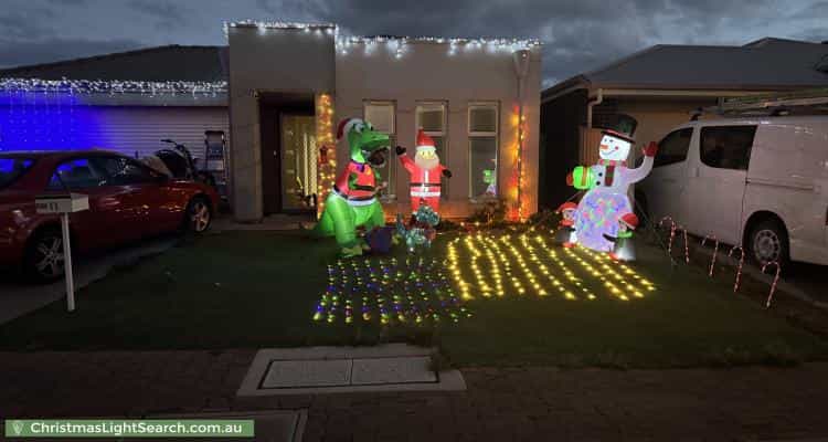 Christmas Light display at 11 Kalyvas Drive, Munno Para West